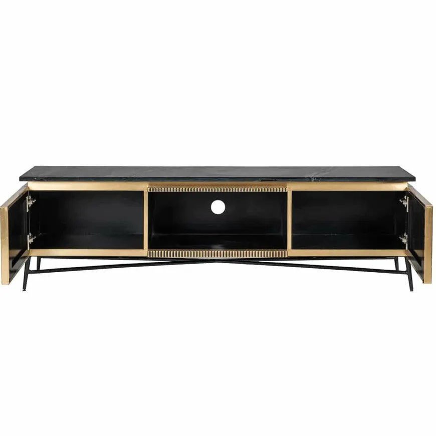 Richmond Interiors TV-Dressoir Ironville 2-deuren (Gold)