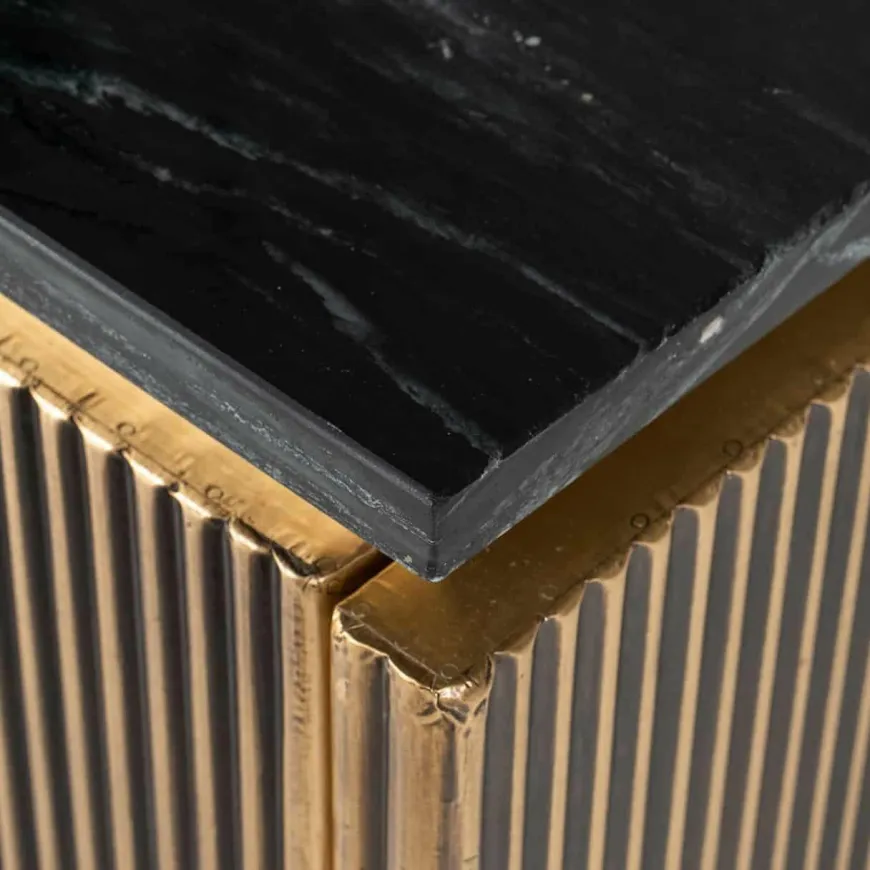 Richmond Interiors TV-Dressoir Ironville 2-deuren (Gold)