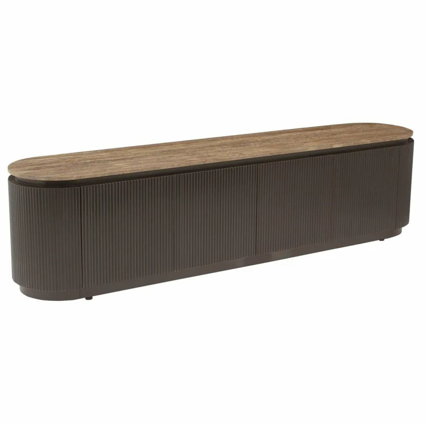 Richmond Interiors TV-meubel Russo brown 4-doors