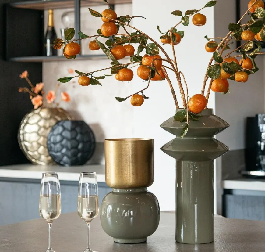 Richmond Interiors Vaas Ines zwart