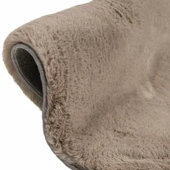 Richmond Interiors Vloerkleed Saifo furry 160Ø Zand