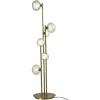Richmond Interiors Vloerlamp Luva brass Brushed Goud