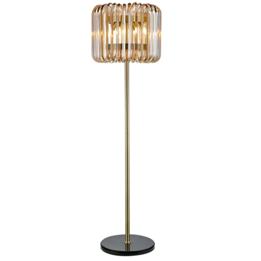Richmond Interiors Vloerlamp Channa bronze