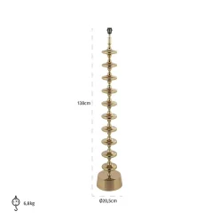 Richmond Interiors Vloerlamp Jane goud Goud