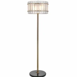 Richmond Interiors Vloerlamp Feline antiek bras