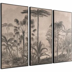 Richmond Interiors Wall art Rhapsody brown (Set van 3)