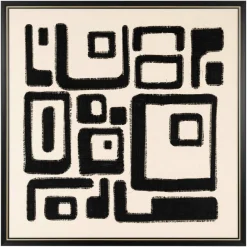 Richmond Interiors Wall art Shanita Zwart / Wit