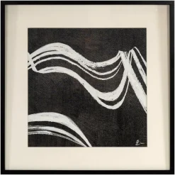 Richmond Interiors Wall art Jozy Zwart / Wit