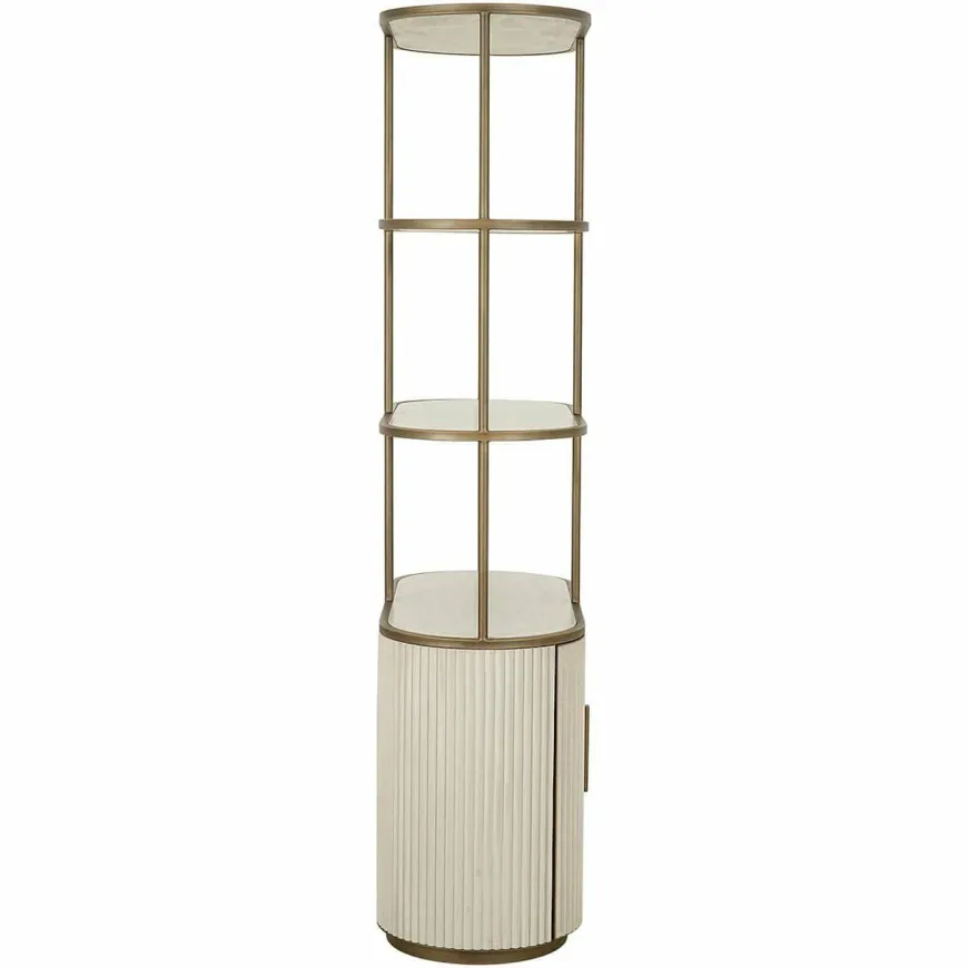 Richmond Interiors Wandkast Tivoli 2-deurs 3 open planken Wit