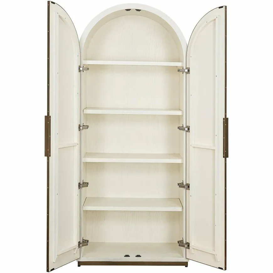 Richmond Interiors Wandkast Tivoli met gebogen bovenkant 2-deurs Wit