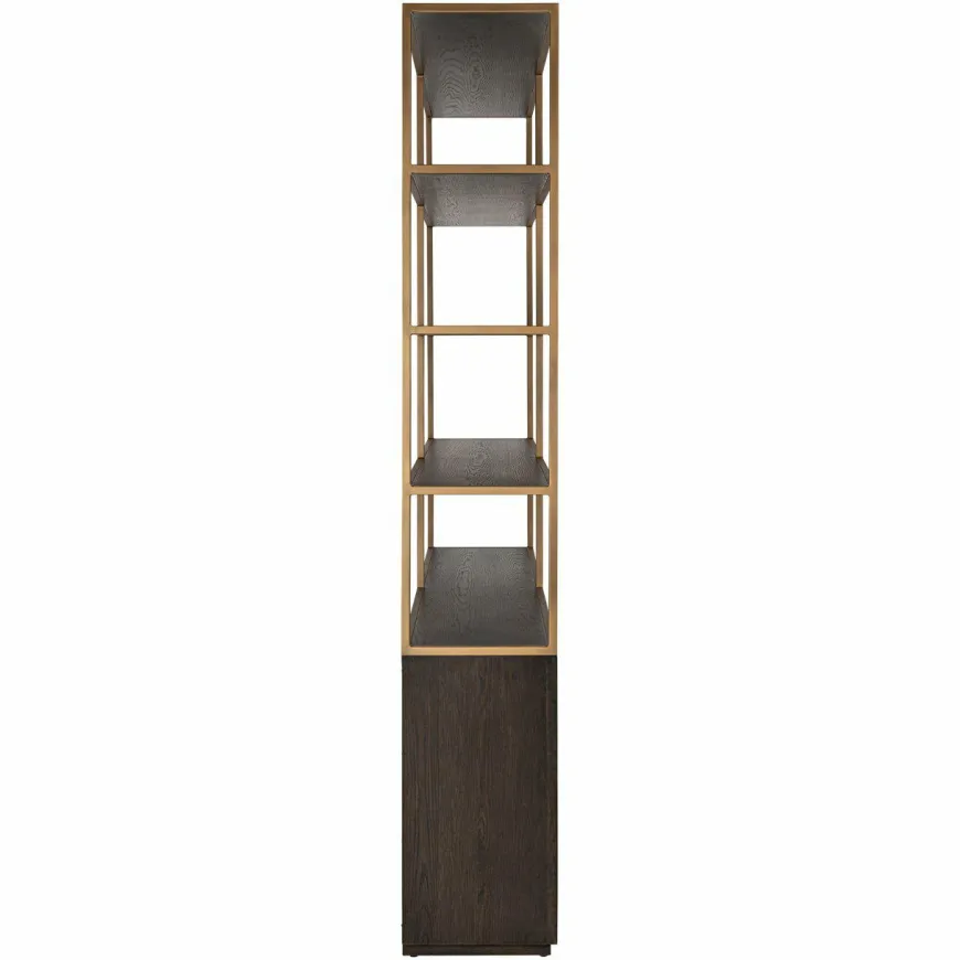 Richmond Interiors Wandkast Carter brown large 4-doors