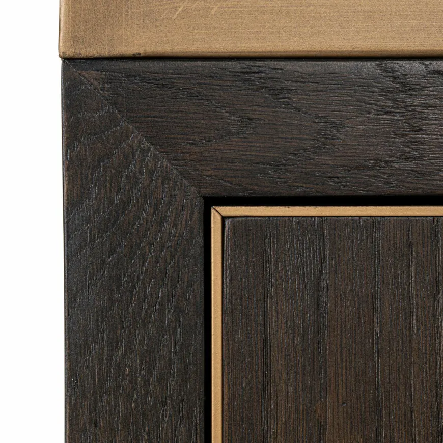 Richmond Interiors Wandkast Carter brown large 4-doors