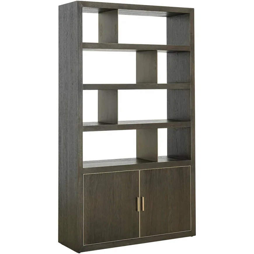 Richmond Interiors Wandkast Rivertree 3-planken 2-deurs Bruin