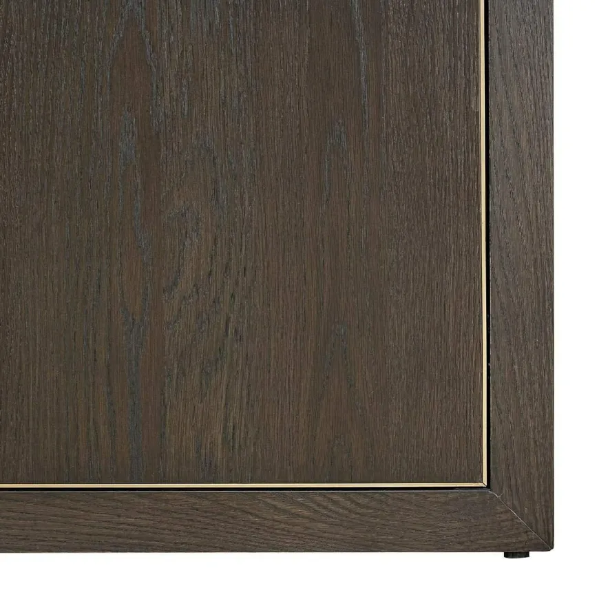 Richmond Interiors Wandkast Rivertree 3-planken 2-deurs Bruin