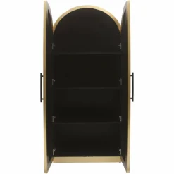 Richmond Interiors Wandkast Les Arcs 2-deurs Brushed Goud