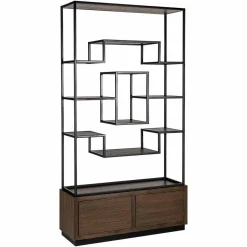 Richmond Interiors Wandkast Bonvoy Bruin 2-laden Bruin