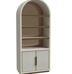 Richmond Interiors Wandkast Tivoli met gebogen bovenkant 2-deurs 3-planken Wit