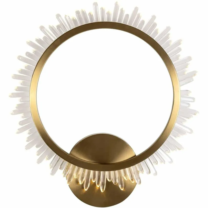 Richmond Interiors Wandlamp Beau (Brushed Gold)