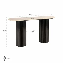 Richmond Interiors Wandtafel Hampton