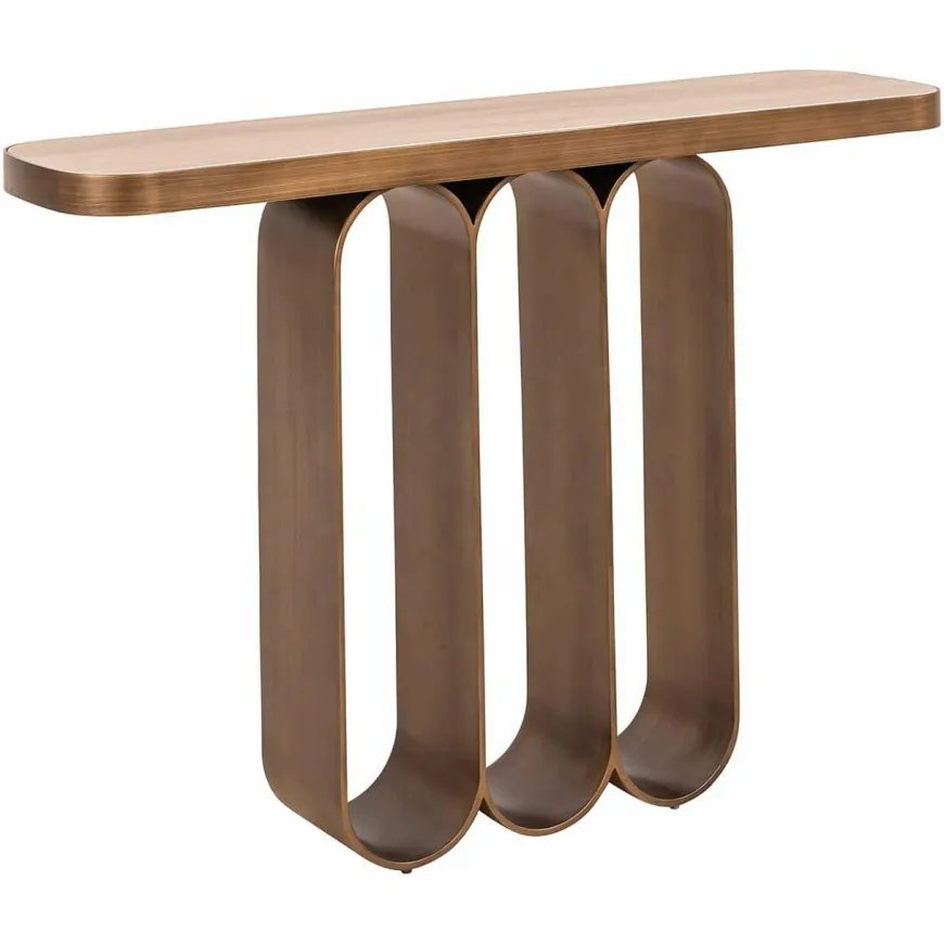 Richmond Interiors Wandtafel Locarno geborsteld Goud