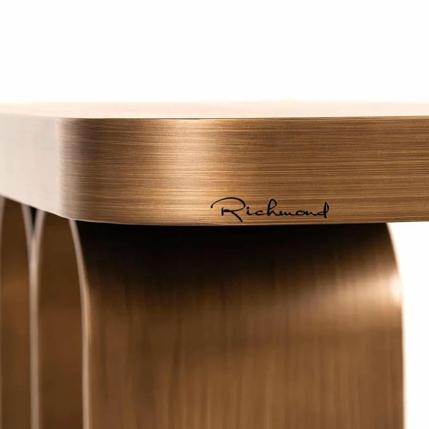 Richmond Interiors Wandtafel Locarno geborsteld Goud