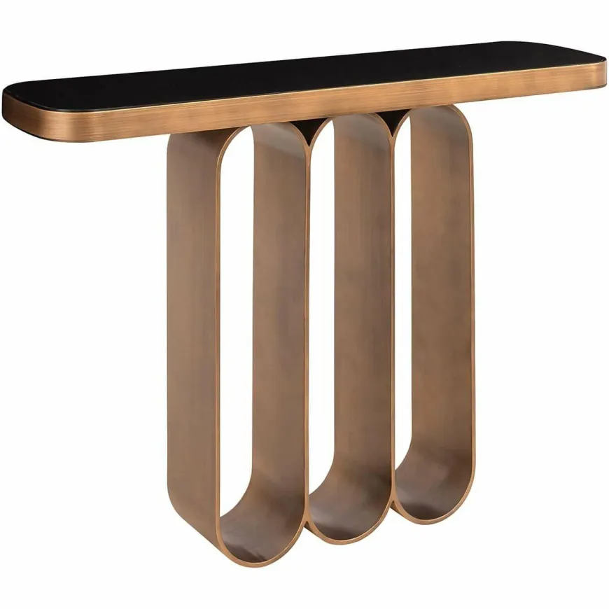 Richmond Interiors Wandtafel Locarno geborsteld Goud