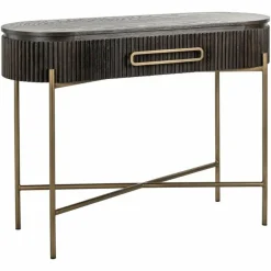 Richmond Interiors Wandtafel Luxor 1-lade bruin