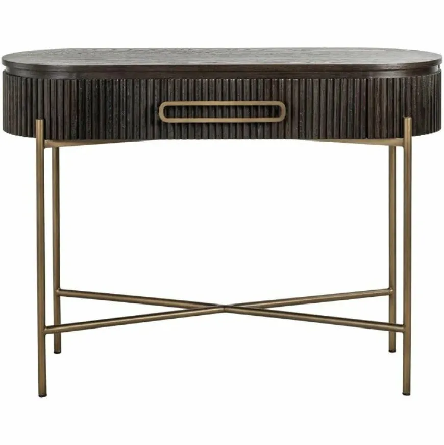 Richmond Interiors Wandtafel Luxor 1-lade bruin