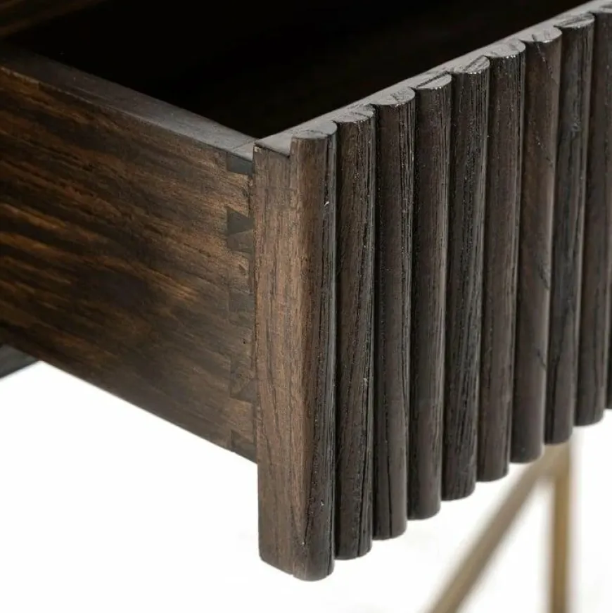 Richmond Interiors Wandtafel Luxor 1-lade bruin