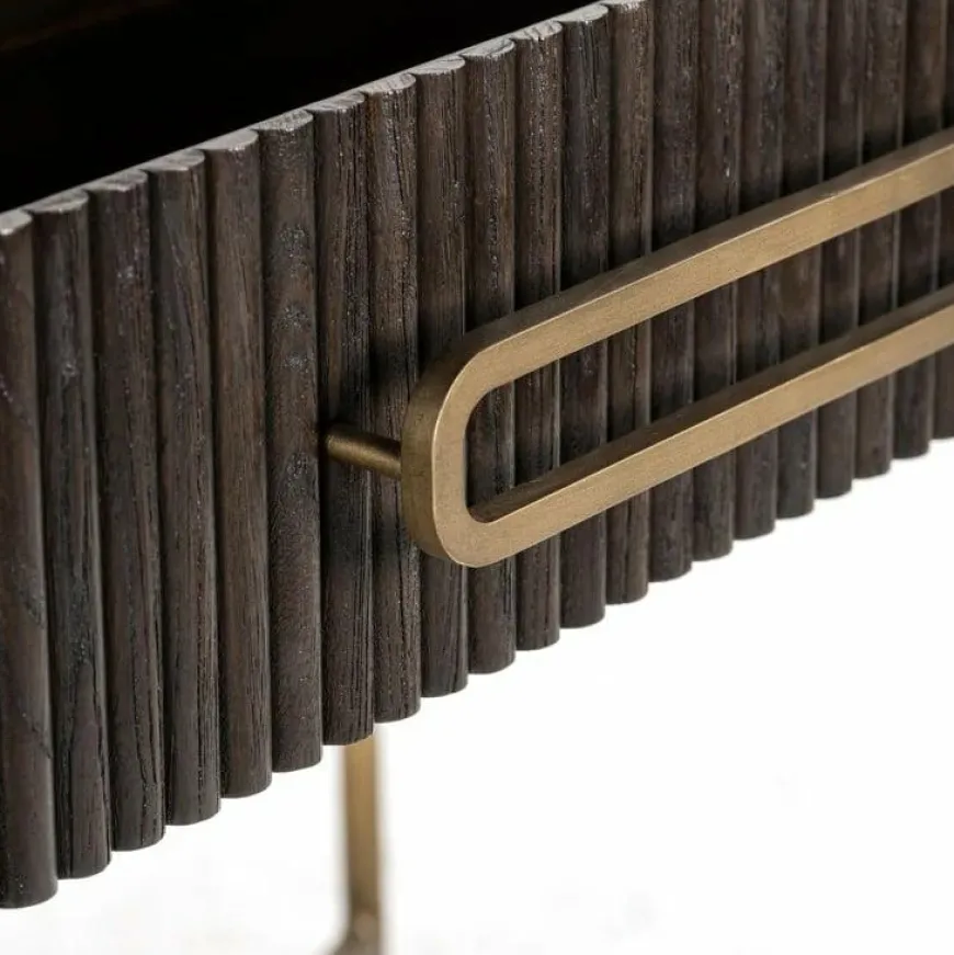Richmond Interiors Wandtafel Luxor 1-lade bruin