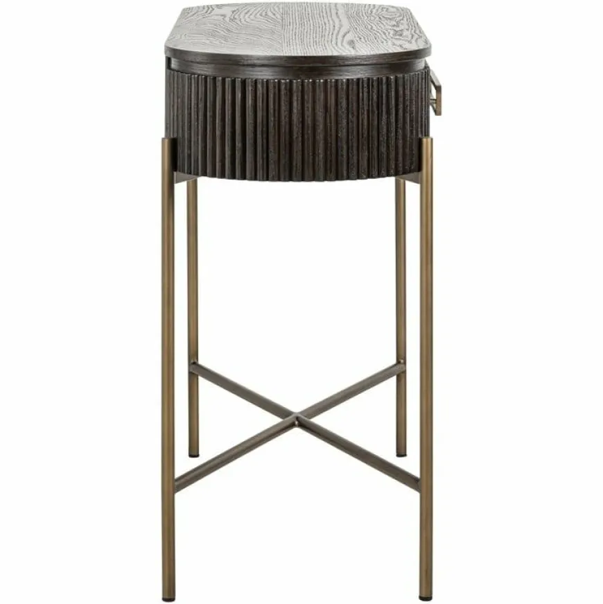 Richmond Interiors Wandtafel Luxor 1-lade bruin