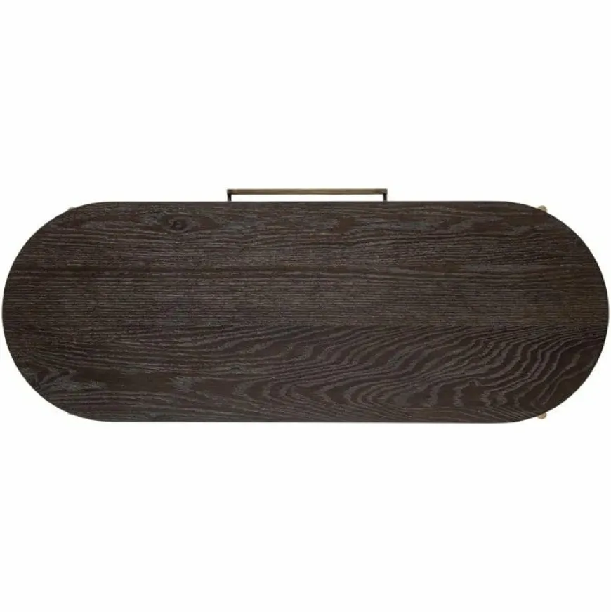 Richmond Interiors Wandtafel Luxor 1-lade bruin