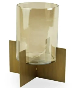 Richmond Interiors Windlicht Resa goud groot