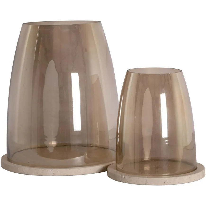 Richmond Interiors Windlicht Alusia sand large