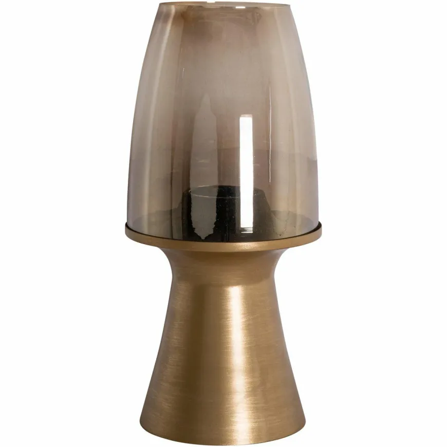 Richmond Interiors Windlicht Danea brushed goud groot