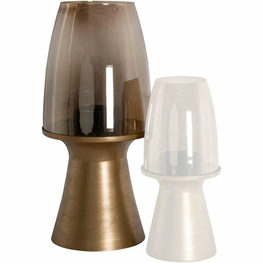 Richmond Interiors Windlicht Danea brushed goud groot