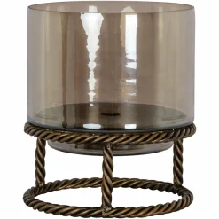Richmond Interiors Windlicht Ropia goud klein
