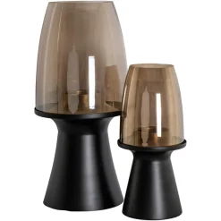 Richmond Interiors Windlicht Vienna zwart klein