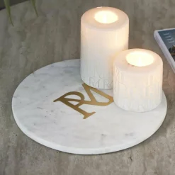 Riviera Maison Schaal Monogram marmer