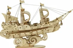 Robotime Houten Bouwpakket Sailing Ship