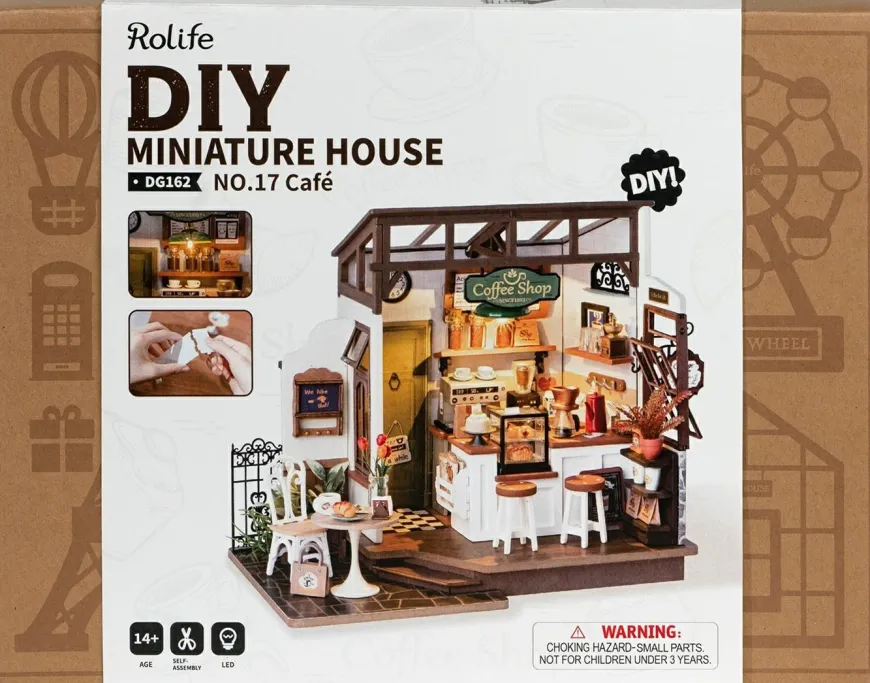 Robotime Houten bouwpakket No.17 Slow Life Café