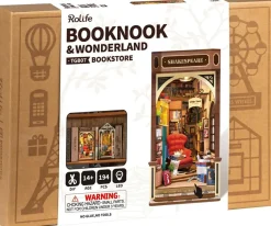 Robotime Houten Bouwpakket Book Nook Shakespeare's Bookstore