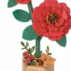 Robotime Houten Bouwpakket Red Camellia