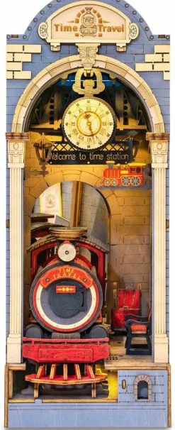 Robotime Houten Bouwpakket Book Nook Time Travel