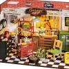 Robotime Houten bouwpakket Garage Workshop