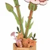 Robotime Houten Bouwpakket Pink Carnation