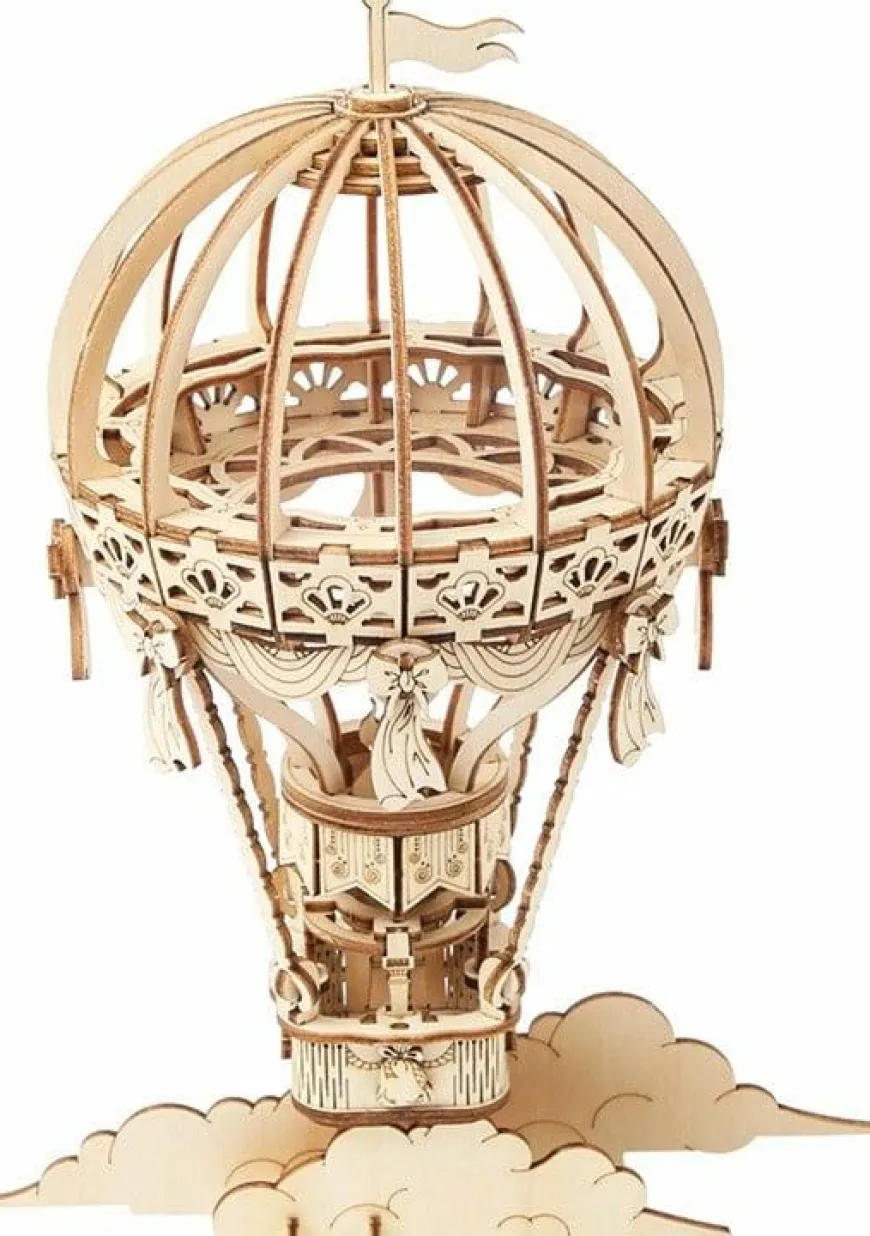 Robotime Houten Bouwpakket Hot Air Ballon
