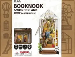 Robotime Houten Bouwpakket Book Nook Garden House