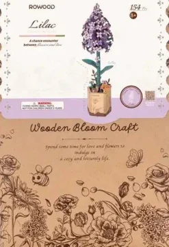 Robotime Houten Bouwpakket Lilac