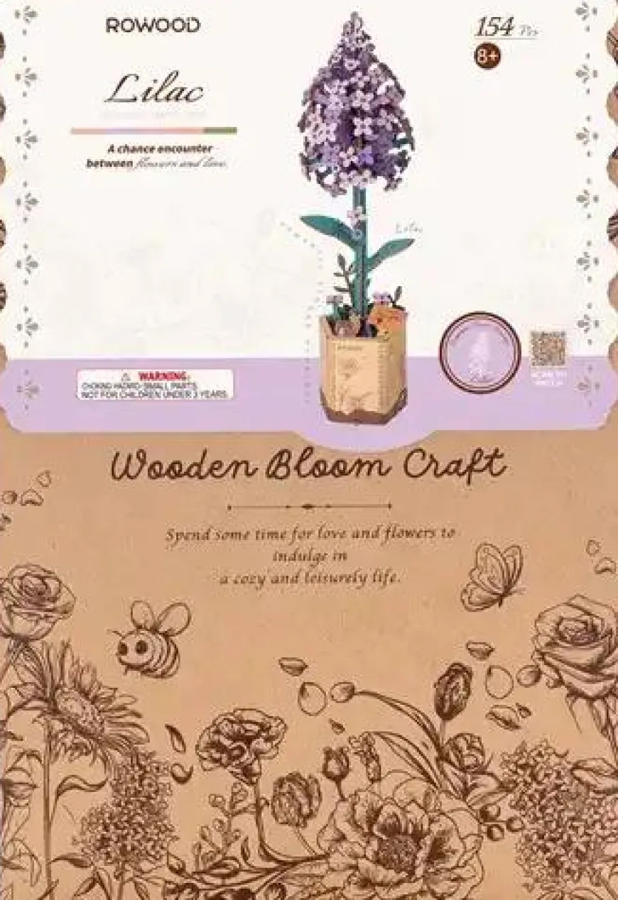 Robotime Houten Bouwpakket Lilac